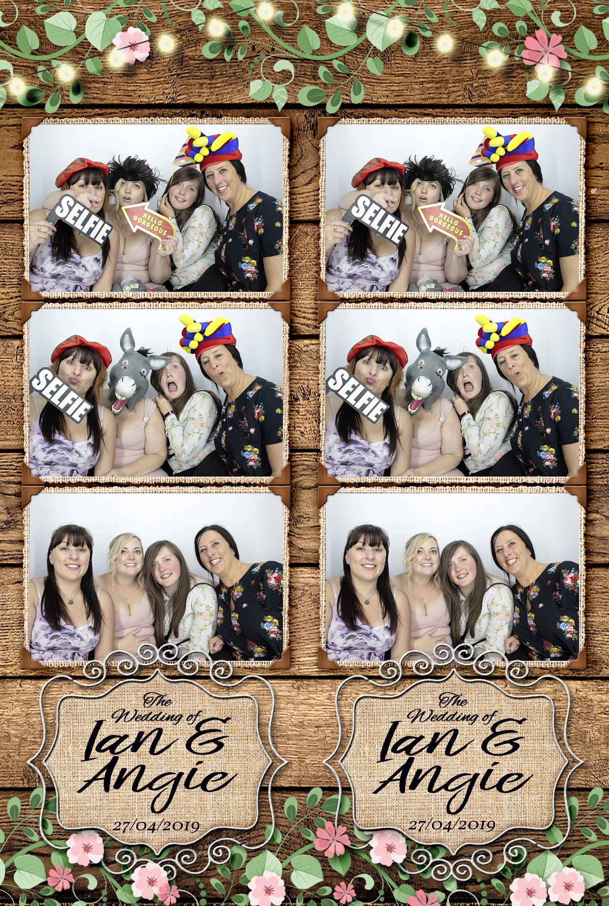 Ian & Angie’s wedding  | View more photos from the event at gallery.myphotoboothexperience.co.uk/u/MyPhotoBoothExperienceLtd/Ian-Angie’s-wedding